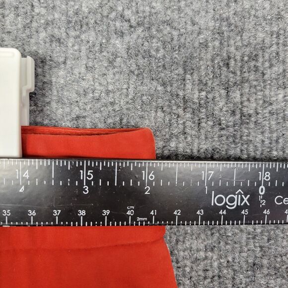 CARTONNIER Anthropologie Orange Charlie Ankle Zip Pants SIZE 8 - Picture 8 of 13